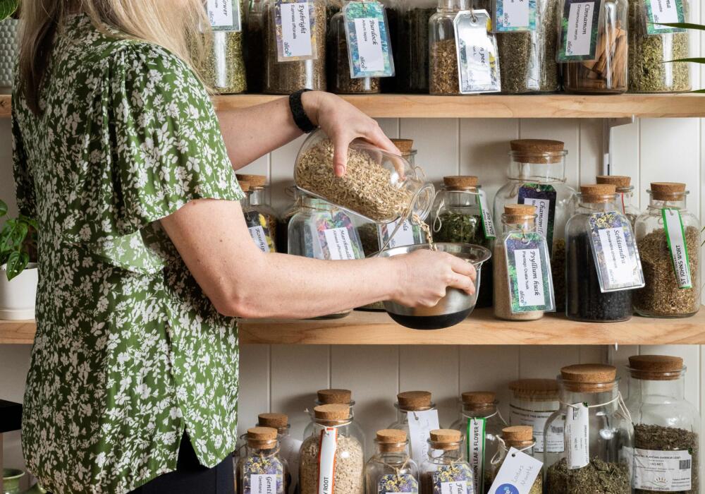 Naturopathic tea blending in Geelong