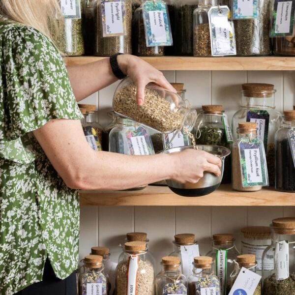 Naturopathic tea blending in Geelong